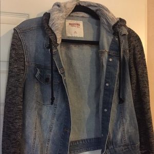 Denim Sweater Jacket with good